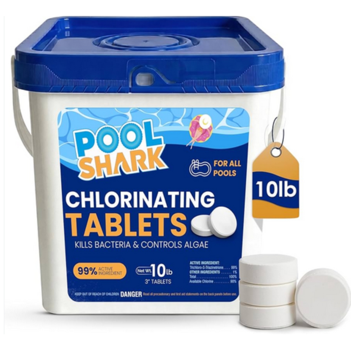 CT-10 Chlorinating 3-Inch Tablets 10 Ibs