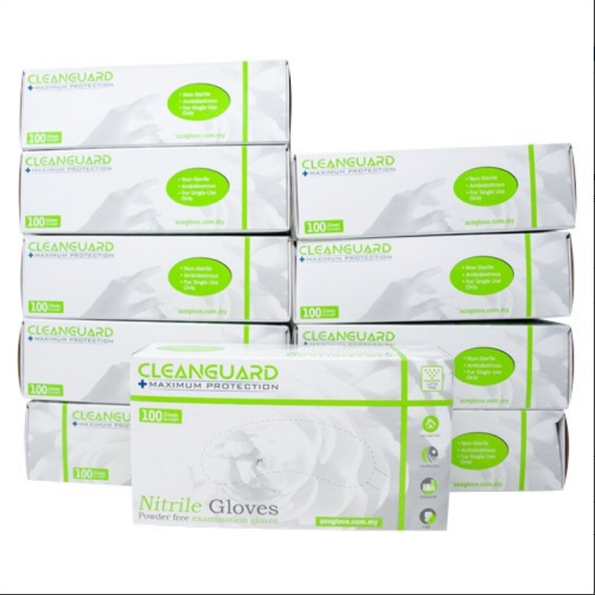 10101006  10101006 Maximum Protection Nitrile Gloves XL, Case of 1000