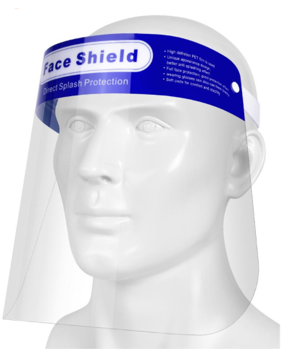 Picture of C-Express D540792800 Full Face Shield Protector&#44; Clear - 100 Piece