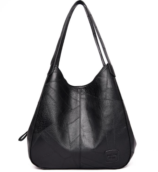 Picture of C-Express A32956398931 Vintage Women Designers Luxury Shoulder Female Top Handle Handbag&#44; Black
