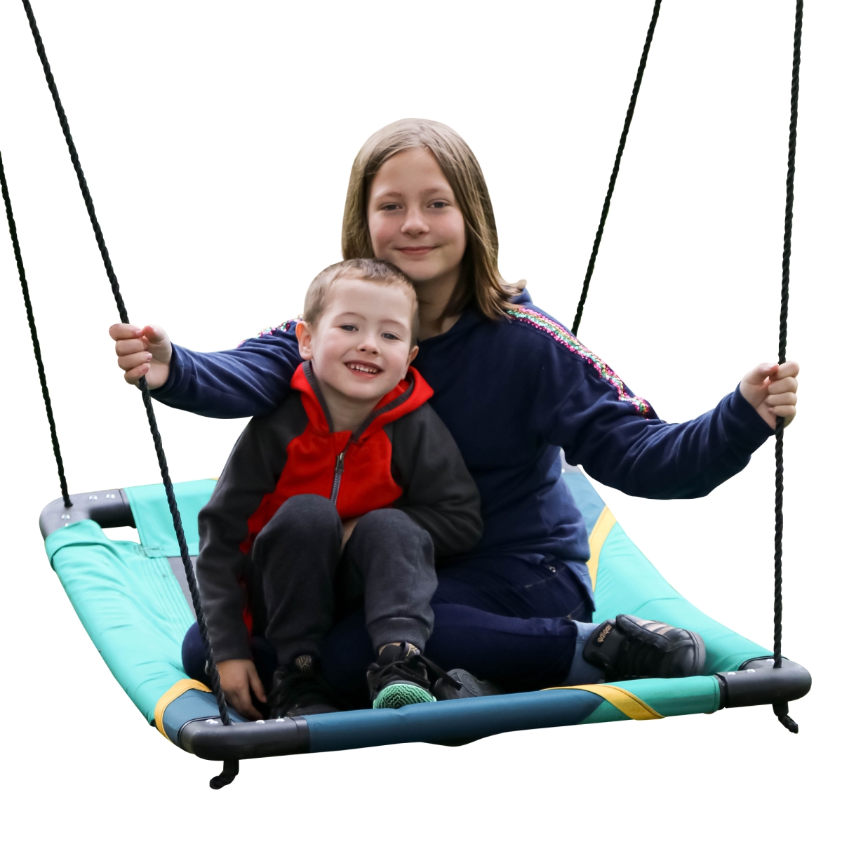 47.25 in. Rainbow Gliderz Horizon Swing, Rainbow