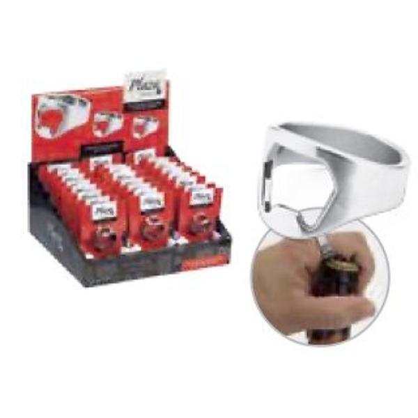 Picture of Mundial AB40 1 x 0.7 in. Stainless Steel Bottle Ring Opener&#44; Steel