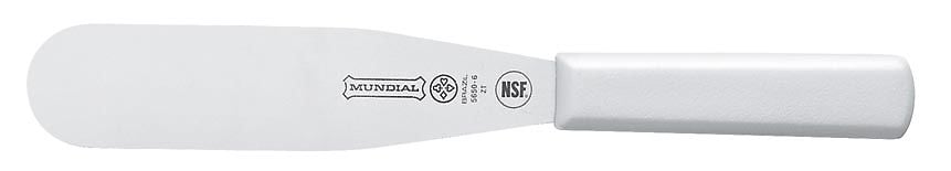Picture of Mundial W5650-6 6 in. Professional 5600 Turners Series Bakers Icing Spatula&#44; White