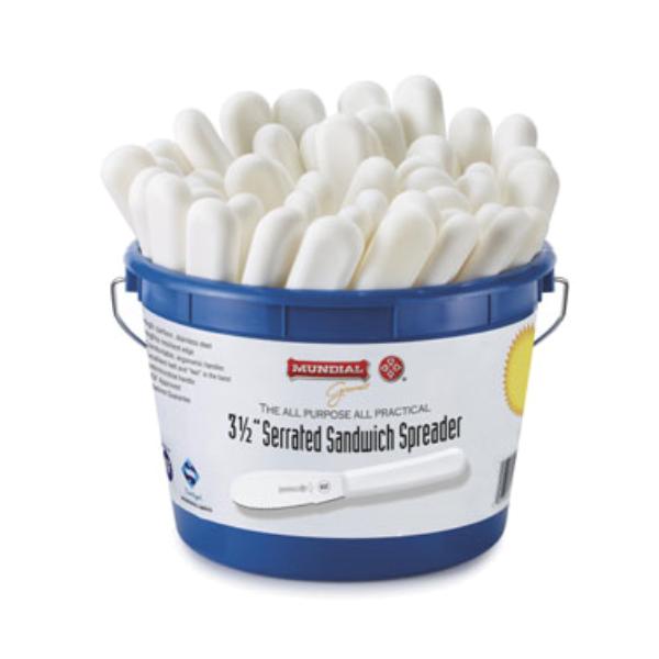 Picture of Mundial W5688E-3BKT 3.5 in. Professional 5600 Sandwich Spreader&#44; White - 48 Piece