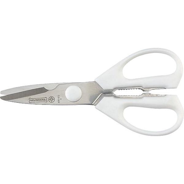 Picture of Mundial W656R 8 in. Take-A-Part Single Blister Round Tip Kitchen Shears Scissor&#44; White