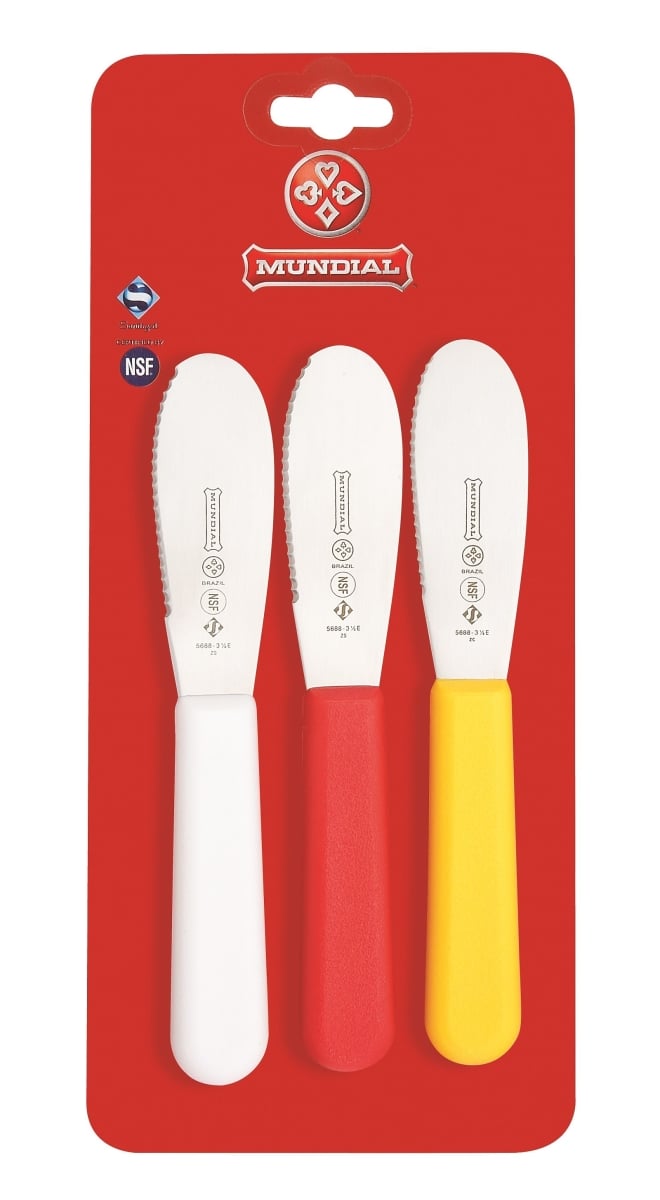 Picture of Mundial SCRYW5688E-3 3.5 in. Professional 5600 Series Spreaders&#44; Assorted - 3 Piece