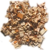 220 cu. in. Down East Hickory Chips in Poly Bag