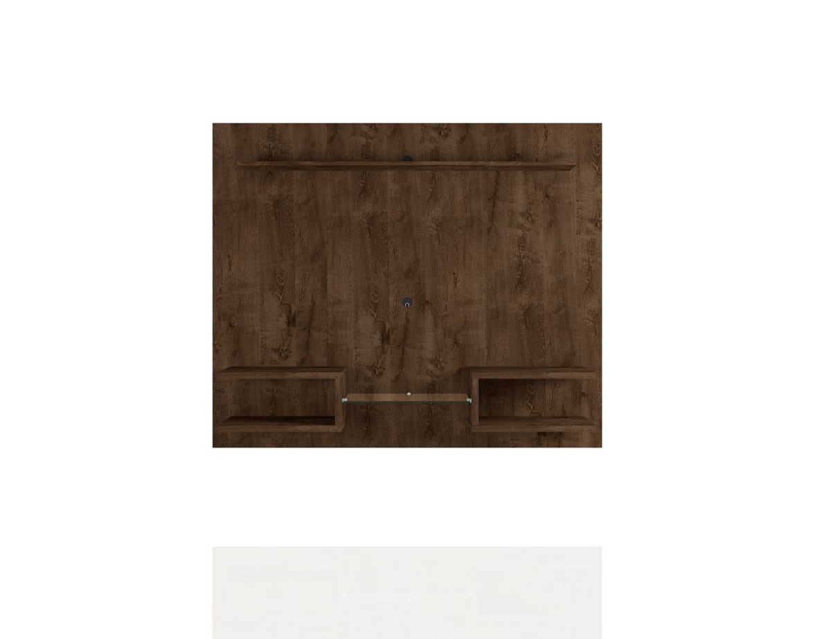 Picture of Manhattan Comfort 224BMC9 Plaza Modern Floating Wall Entertainment Center with Display Shelves in Rustic Brown&#44; 53.54 x 64.25 x 11.65 in.
