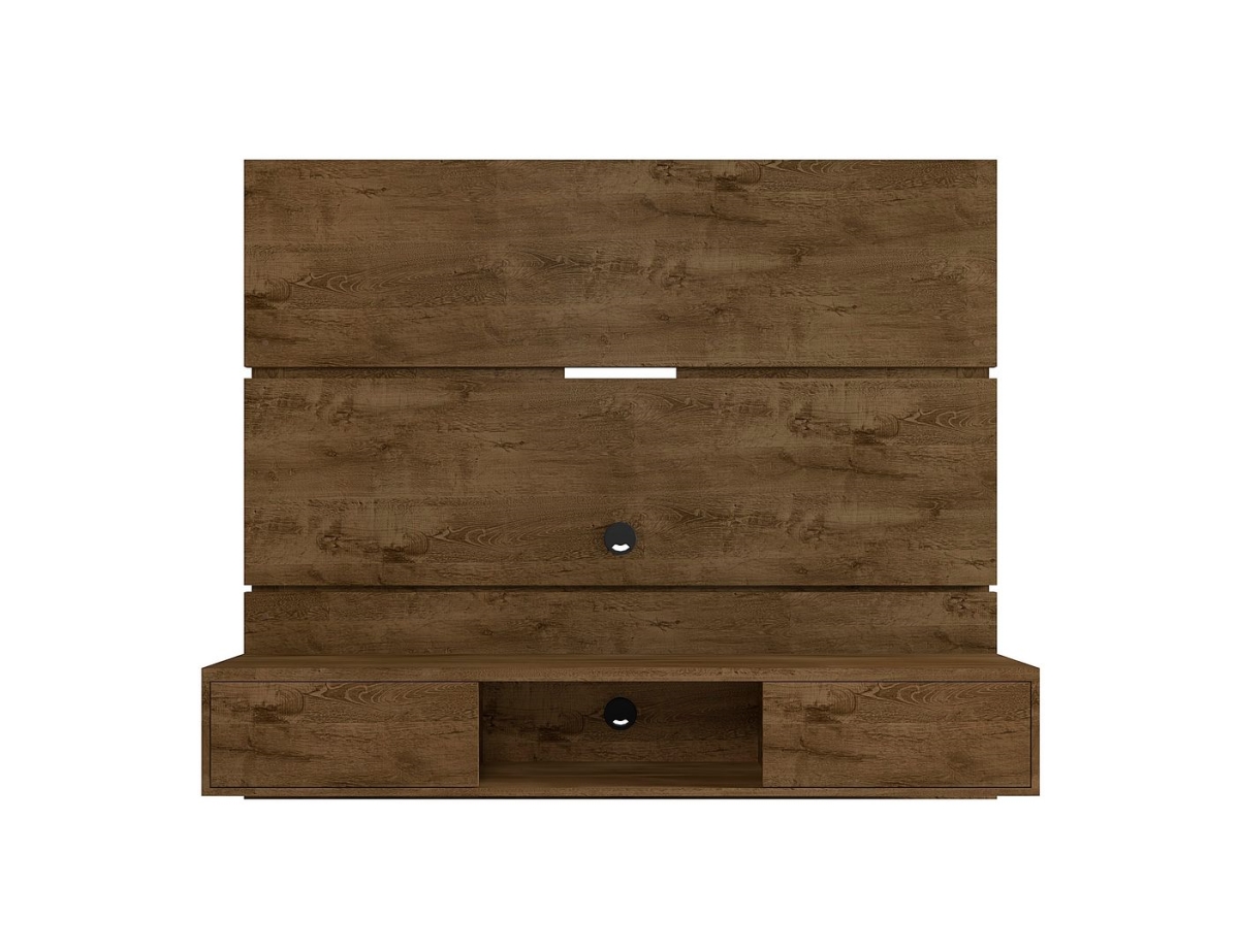 Picture of Manhattan Comfort 236BMC9 Vernon Floating Wall Entertainment Center in Rustic Brown&#44; 53.54 x 62.99 x 12.87 in.