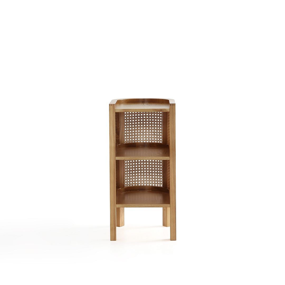 24.41 x 15.94 x 11.81 in. Versailles End Table, Nature Cane