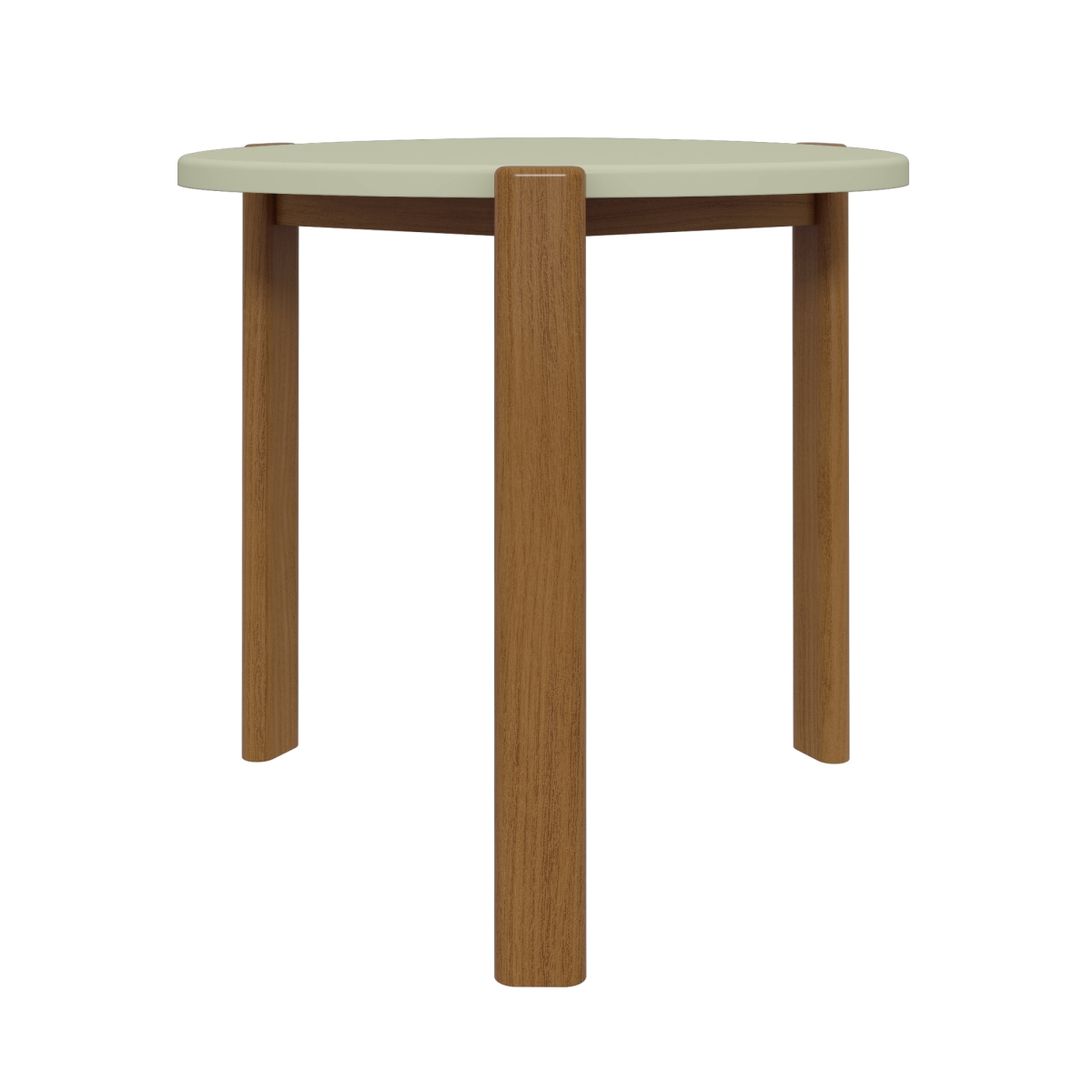 ET-82742-GR 18.11 x 19.25 x 17.32 in. Gales Mid-Century Modern Wood End Table, Pistachio Green