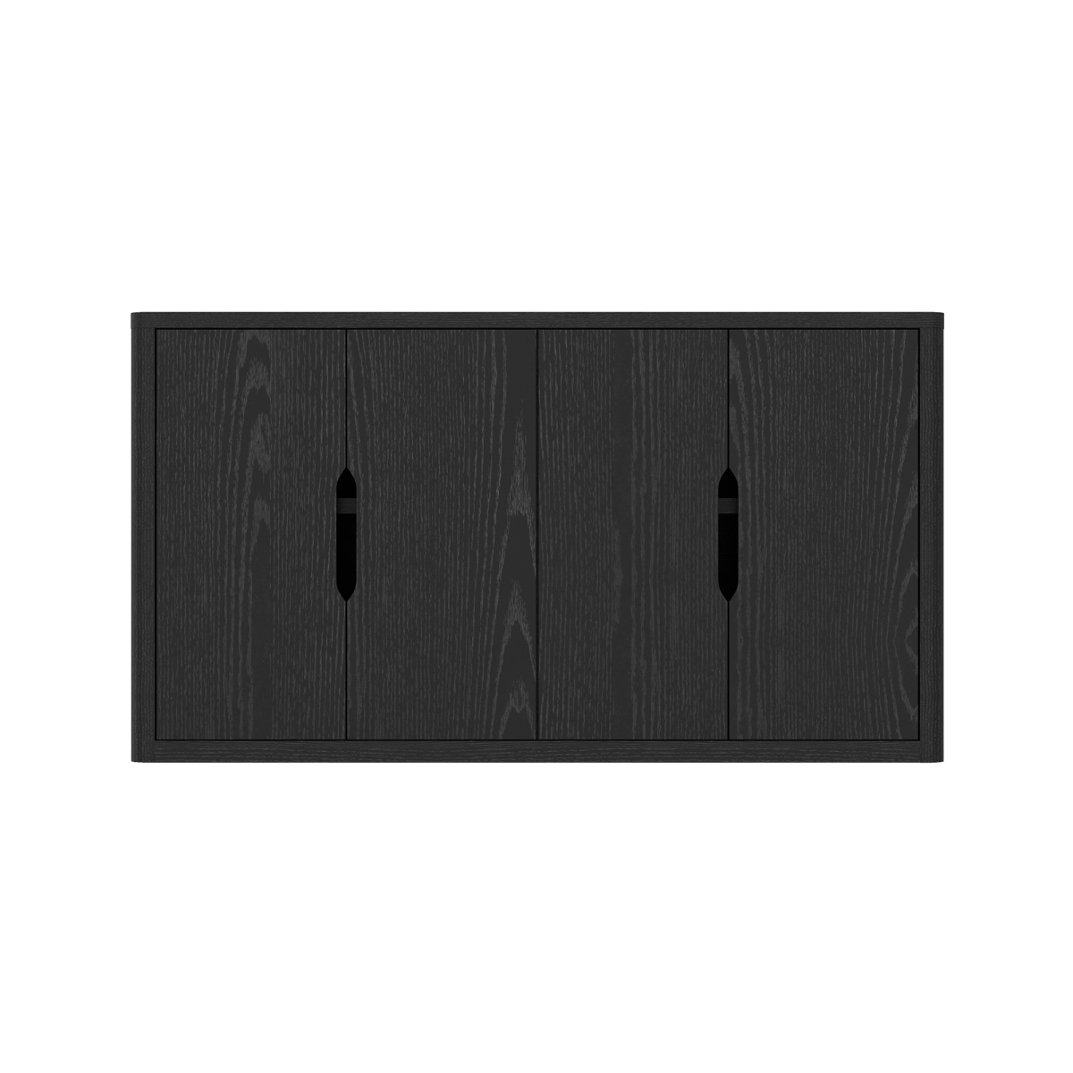 SB009-BK 60.1 x 20.1 x 33.1 in. Rivington Modern MDP Sideboard, Black