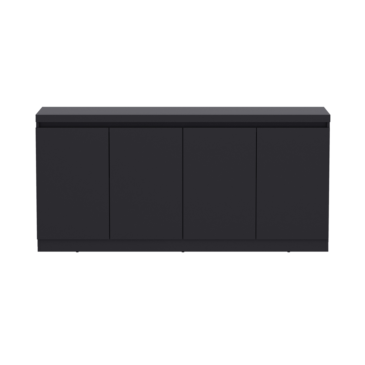 SB1006-BK 62.4 x 17.3 x 29.7 in. Griffin Modern MDP Sideboard, Onyx