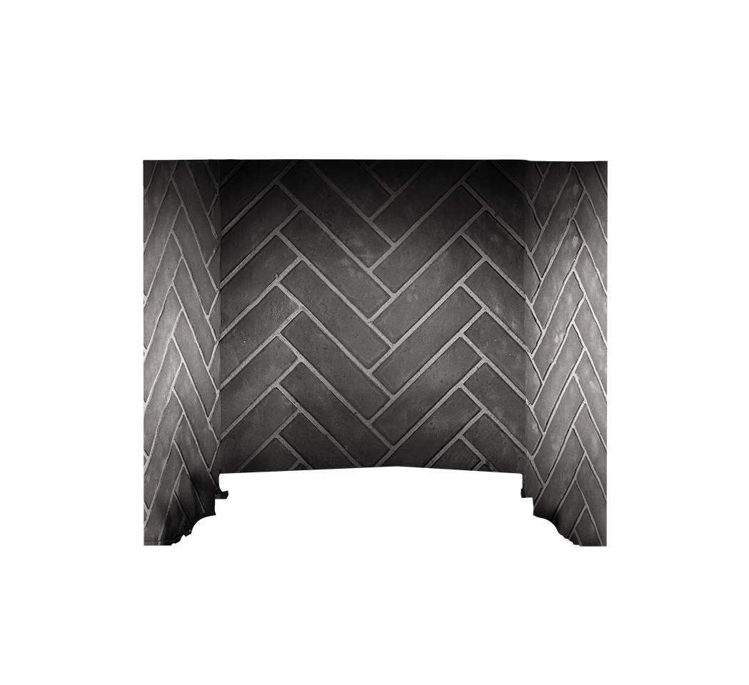 DBPEX36WH Decorative Brick Panels Westminster Grey Herringbone for Elevation X 36