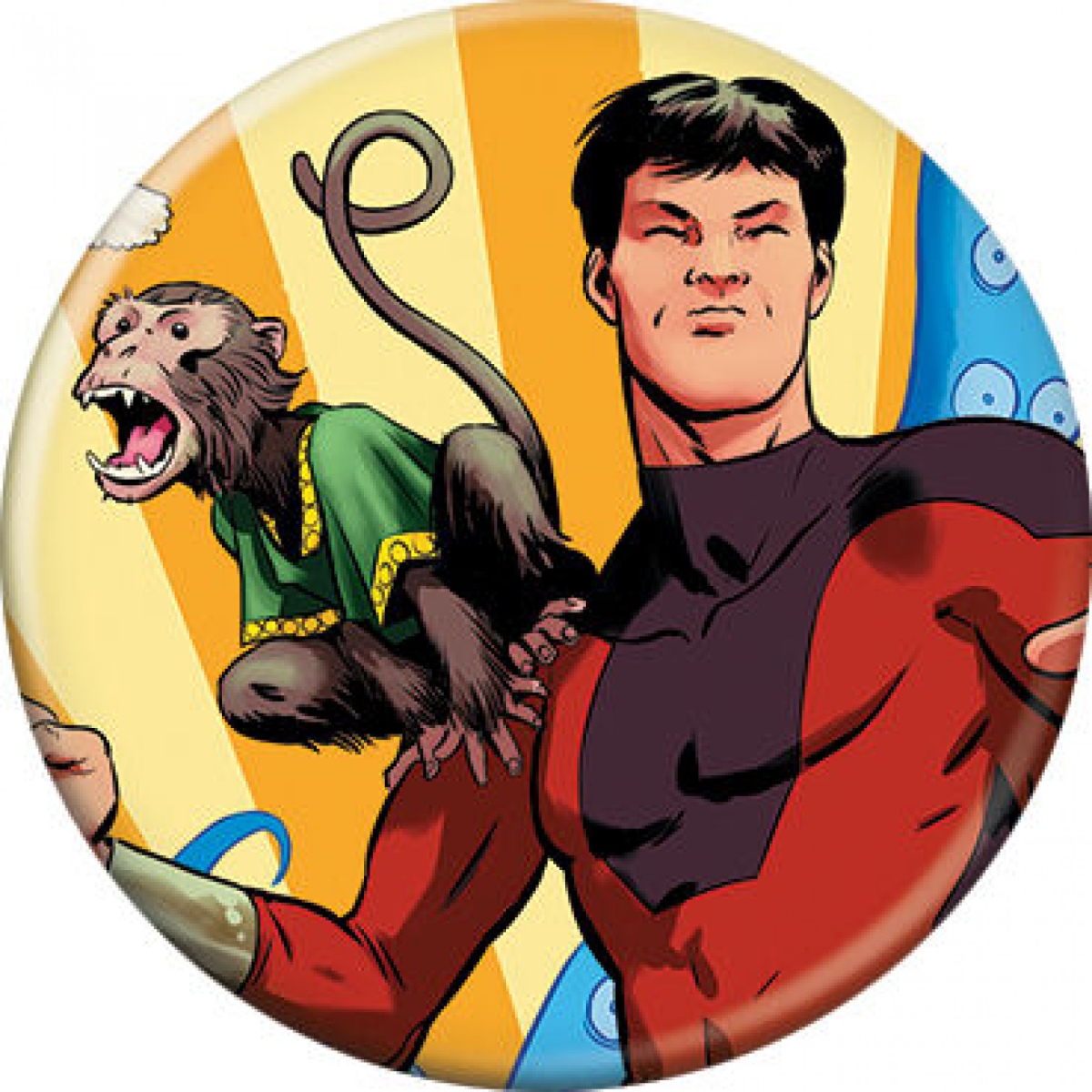 Picture of Shang-Chi 834916 Marvel Comics Master of Kung Fu Character Button