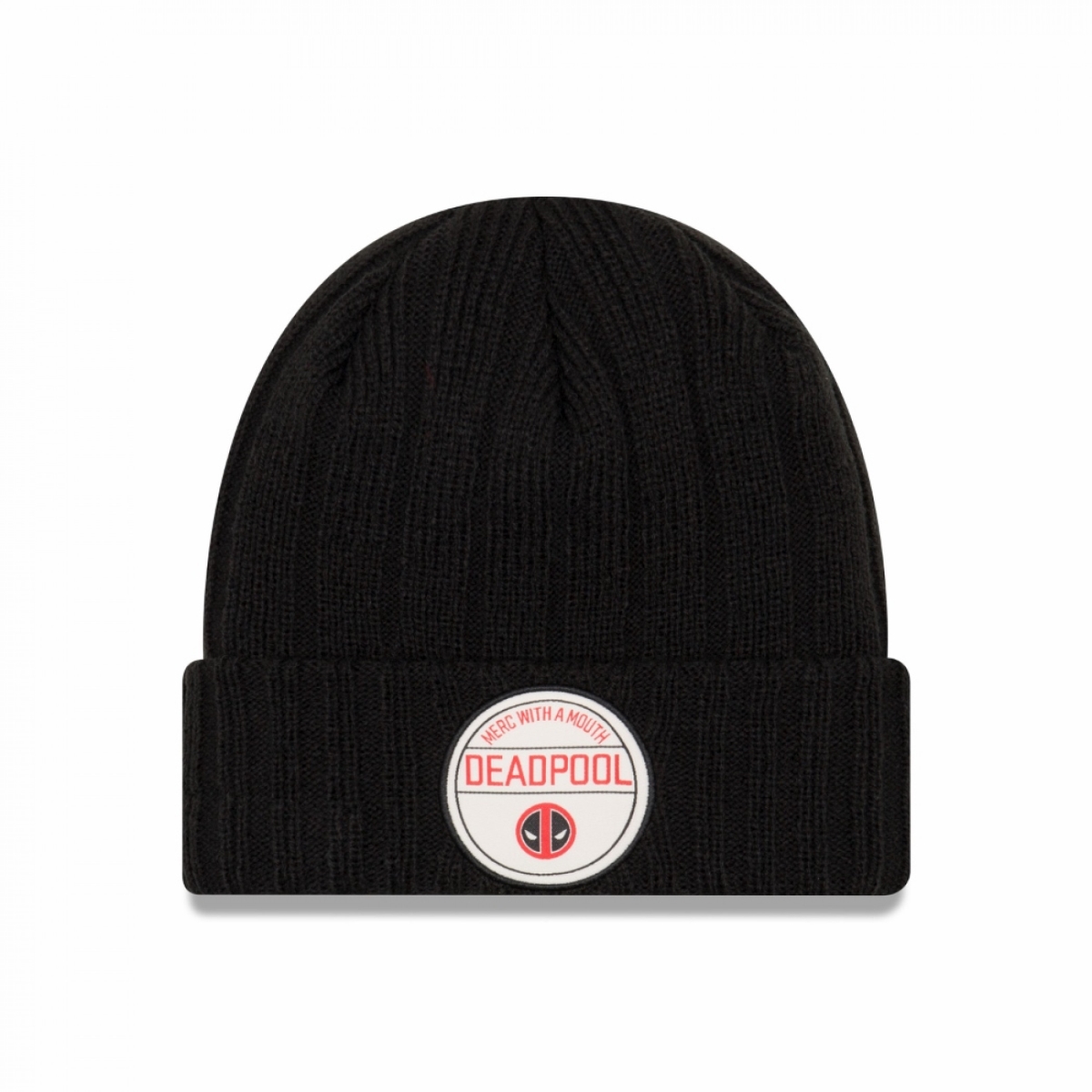 Picture of Deadpool 806346 Merc with a Mouth Ribbed Cuff Beanie