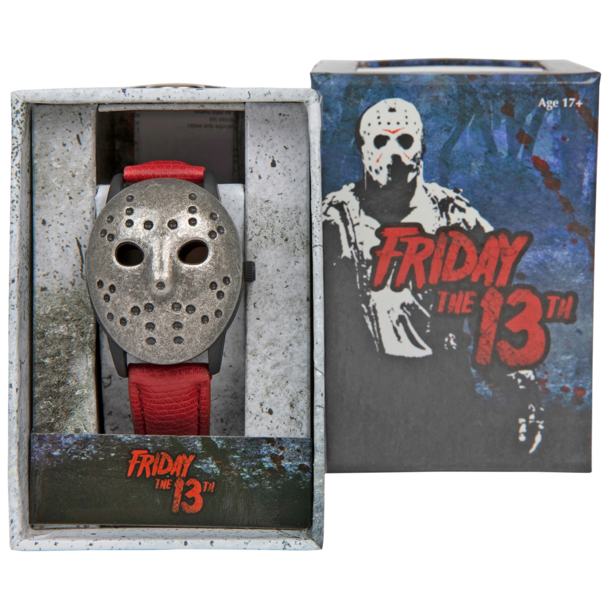 Picture of Friday the 13th 834557 Friday the 13th Jason Voorhees Mask Flip-Up Watch Face Cover Watch