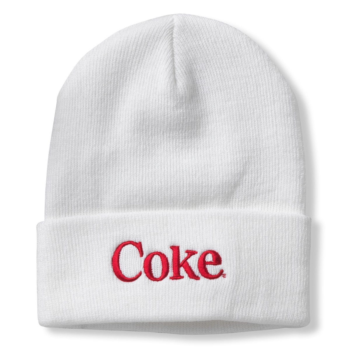 Picture of Coca-Cola 834847 Coke Embroidered Logo Cuffed Knit Beanie