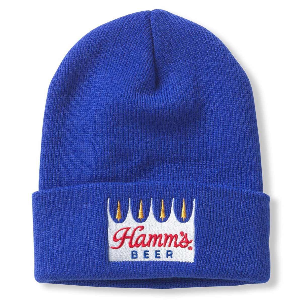 Picture of Hamms 834845 Beer Embroidered Logo Cuffed Knit Beanie