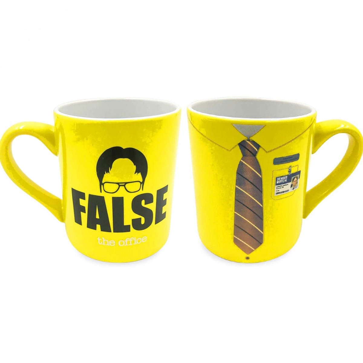 Picture of The Office 844278 Dwight Schrute False Shirt & Tie Uniform Ceramic Mug