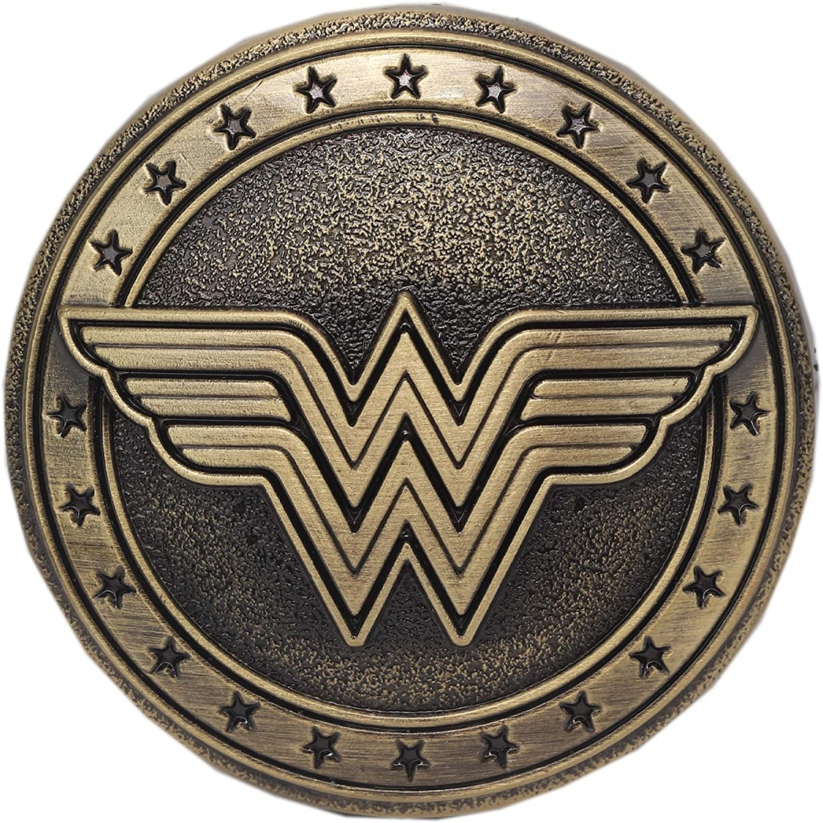 Picture of Wonder Woman 838241 DC Comics Symbol Embossed Metal Drawer & Cabinet Knob
