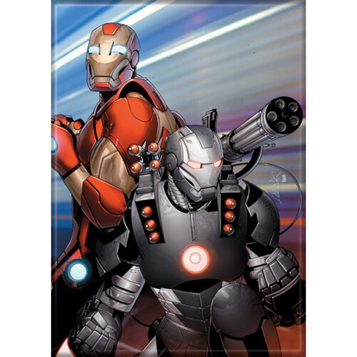 Picture of Iron Man 834896 Marvel Comics Ultimate Iron Man & War Machine Characters Magnet