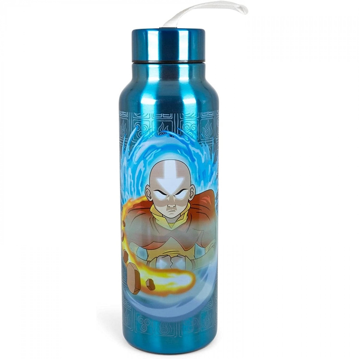 Picture of Avatar the Last Airbender 830865 27 oz Elements Stainless Steel Water Bottle with Strap