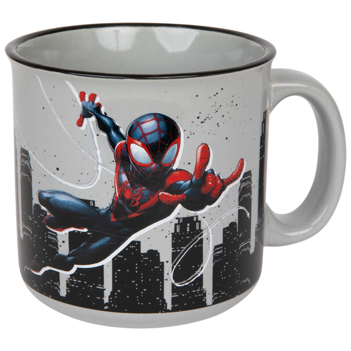 Picture of Miles Morales 830850 20 oz Miles Morales Swinging in New York Camper Mug