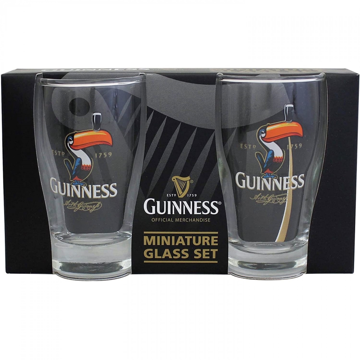 Picture of Guinness 827027 Guinness Toucan Shot Glass, Pack of 2