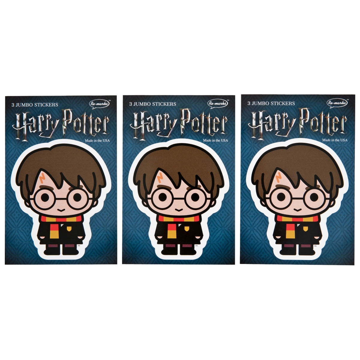 Picture of Harry Potter 838999 Harry Potter Jumbo Sticker&#44; Pack of 3