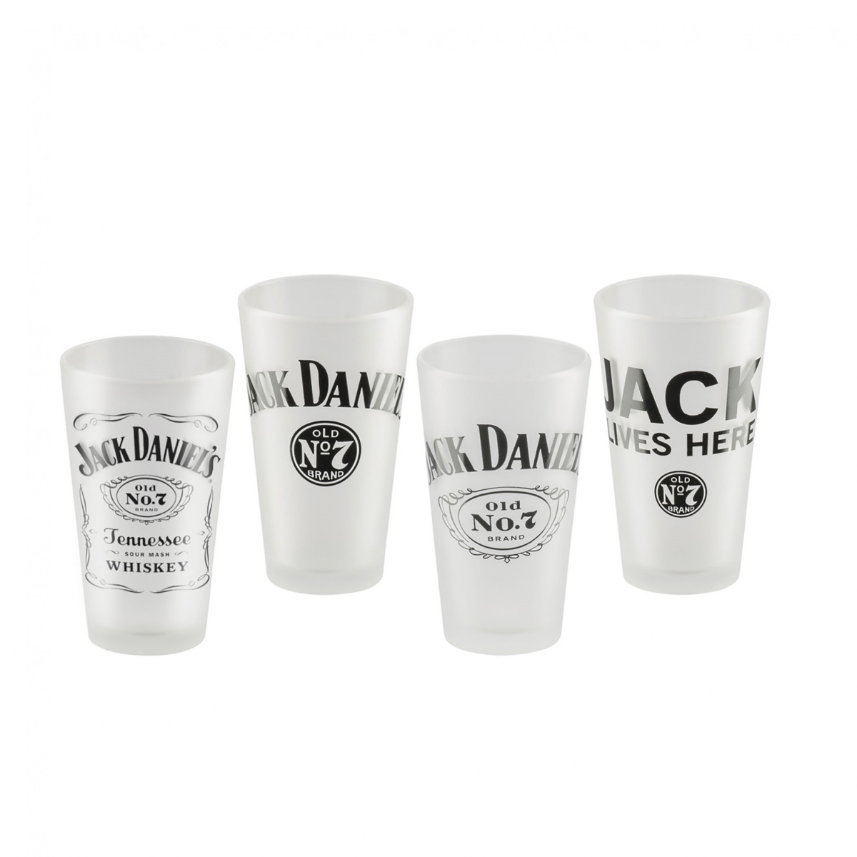 Picture of Jack Daniels 817242 Jack Daniels Pint Glass Set, 4 Piece
