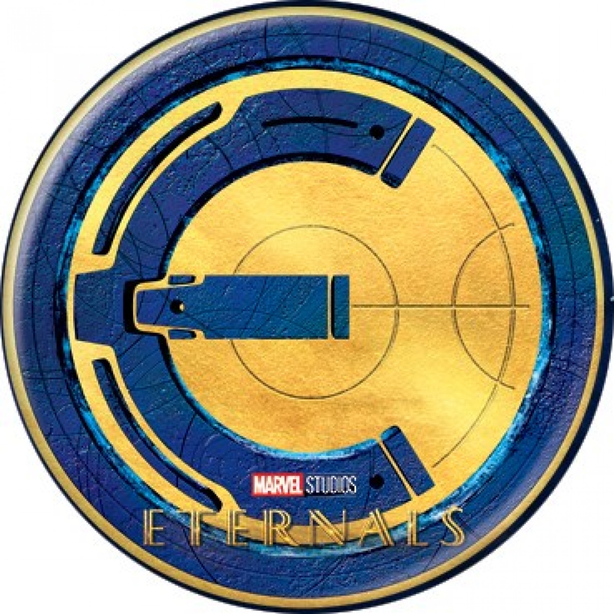 Picture of The Eternals 839169 Marvel Comics E Symbol Button