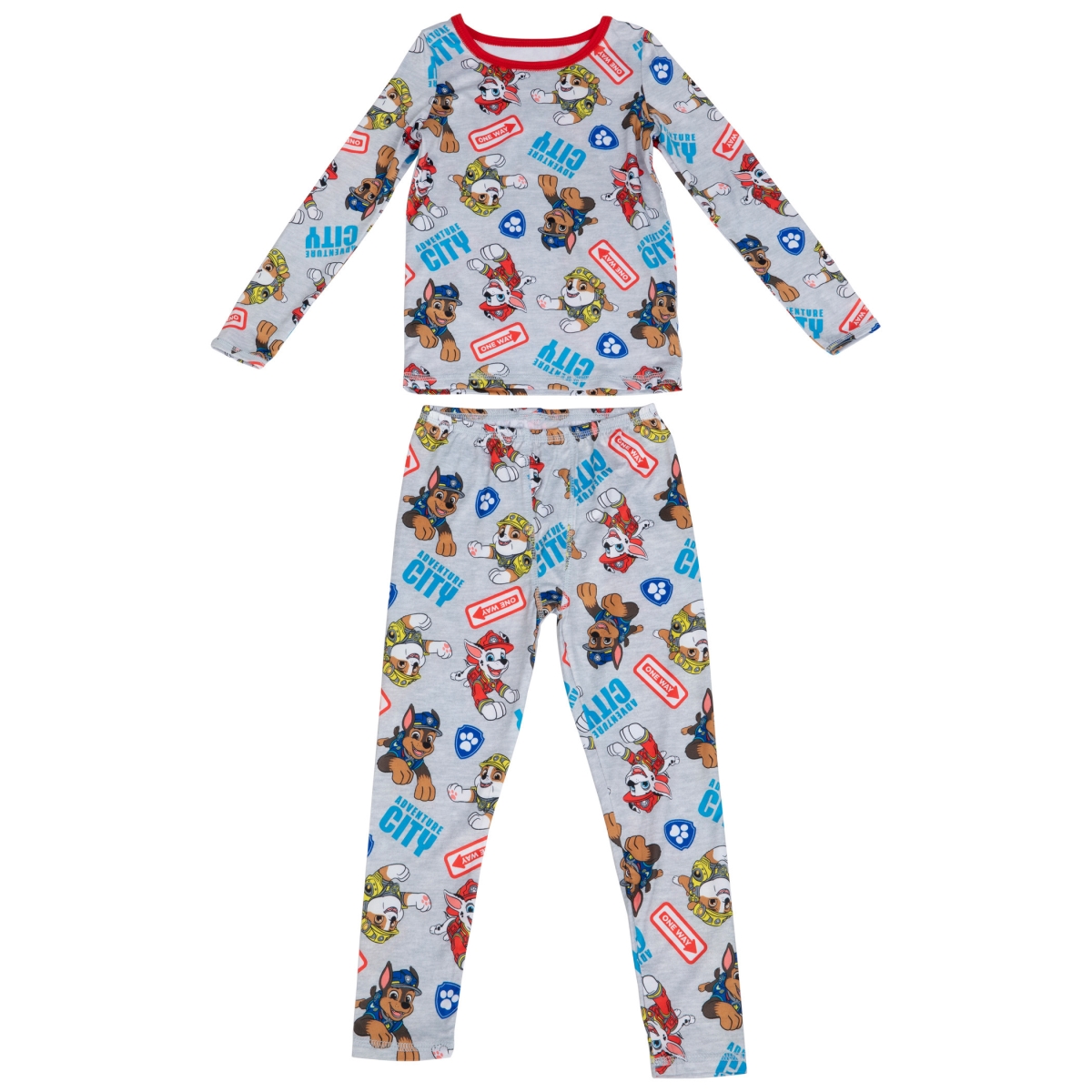 Picture of Paw Patrol 823178-toddler2t All Over Print Toddler Pajama Shirt & Pant Set&#44; 2-3 Toddler