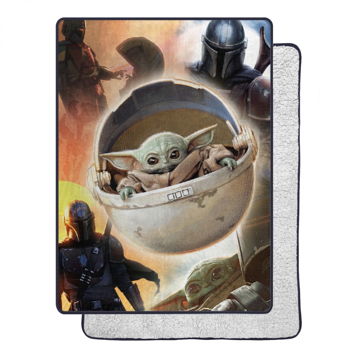 60 x 80 in. The Mandalorian The Longest Journey Silk Touch Throw