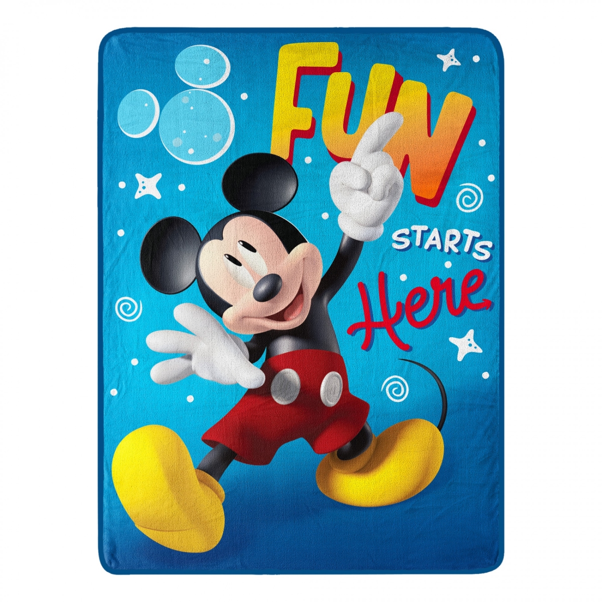 46 x 60 in. Disney  Fun Starts Here Silk Touch Throw