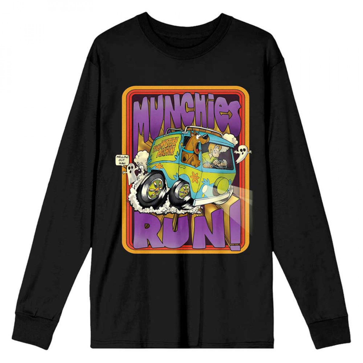 Munchies Run Long Sleeve Shirt, Large