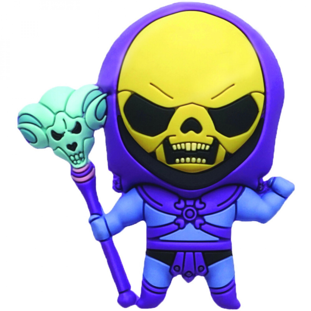 Masters of the Universe Skeletor Chibi Character 3D Foam Magnet