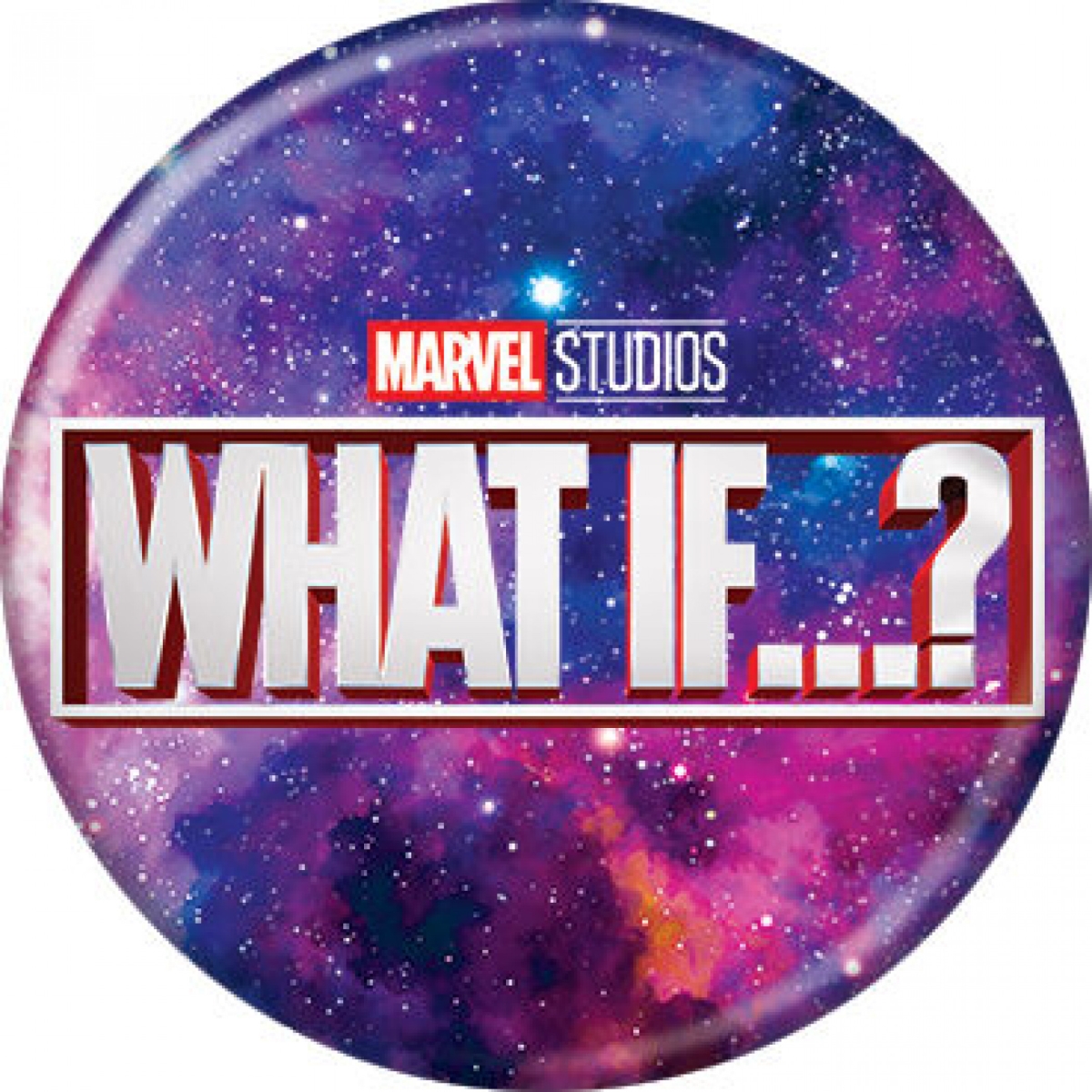 Picture of What If 834278 Marvel Studios Series Galaxy Logo Button