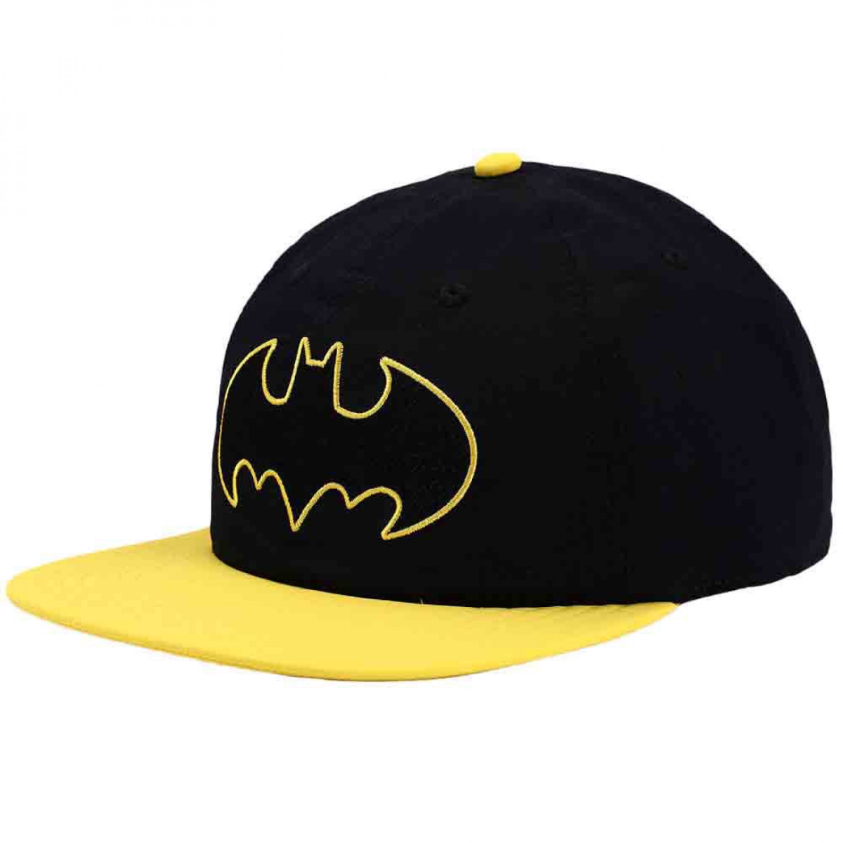 Picture of Batman 834828 DC Comics Classic Embroidered Logo Flat Bill Snapback Hat
