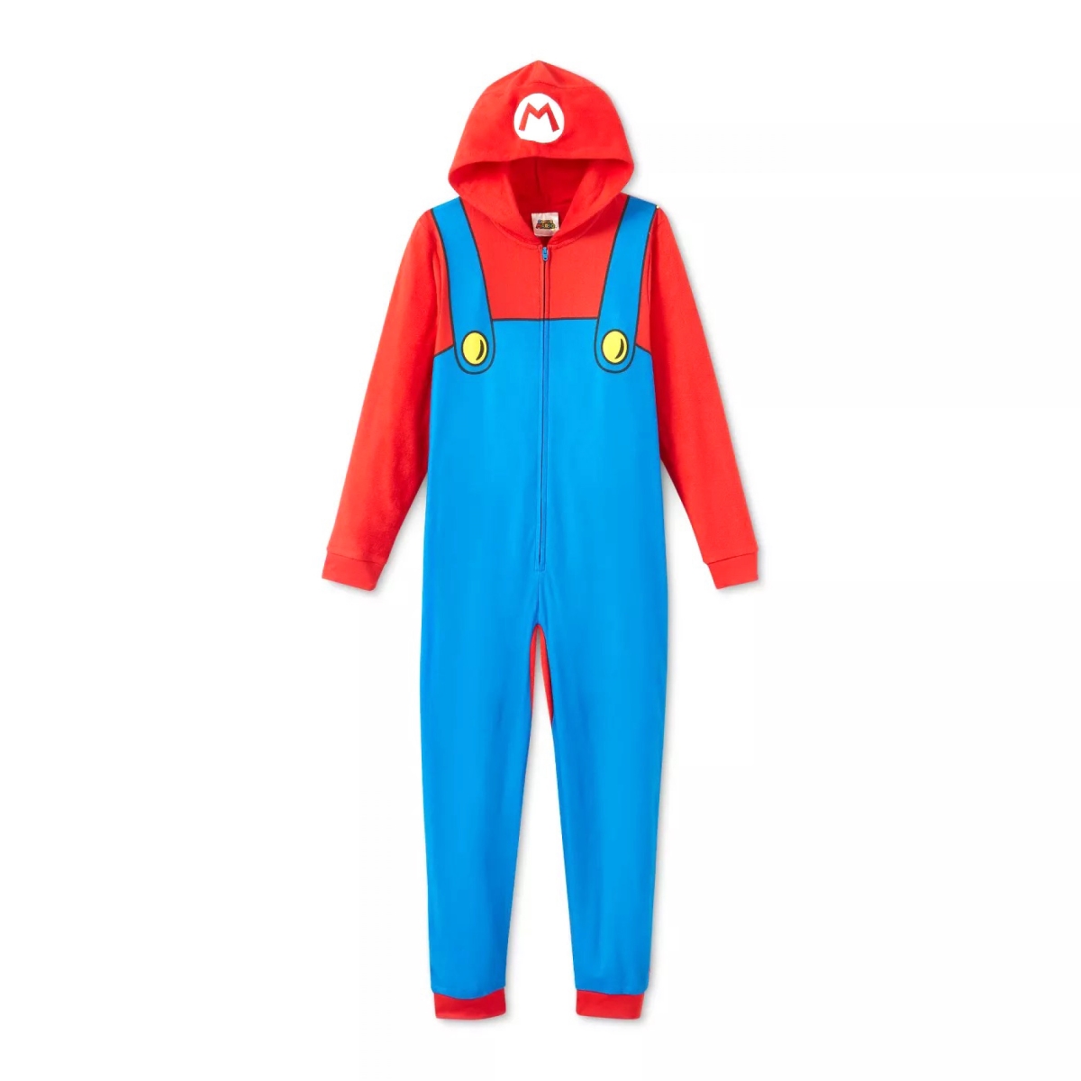 Picture of Super Mario Bros 804828-Medium -8 Nintendo Costume Kids Union Suit&#44; Medium - 8