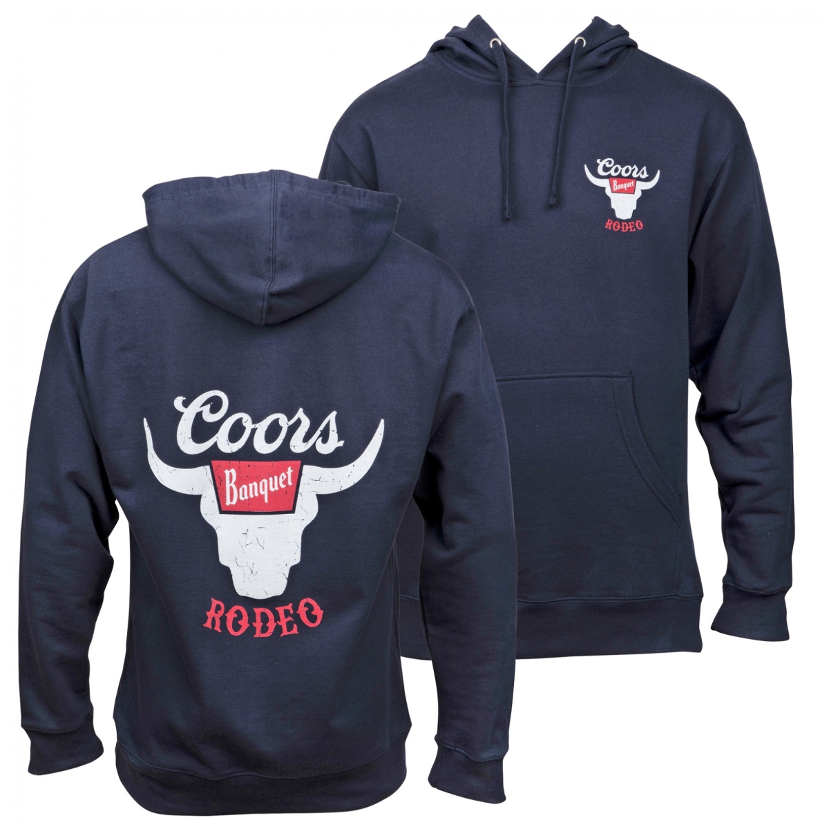 Banquet Rodeo Bull Horns Logo Hoodie - Medium