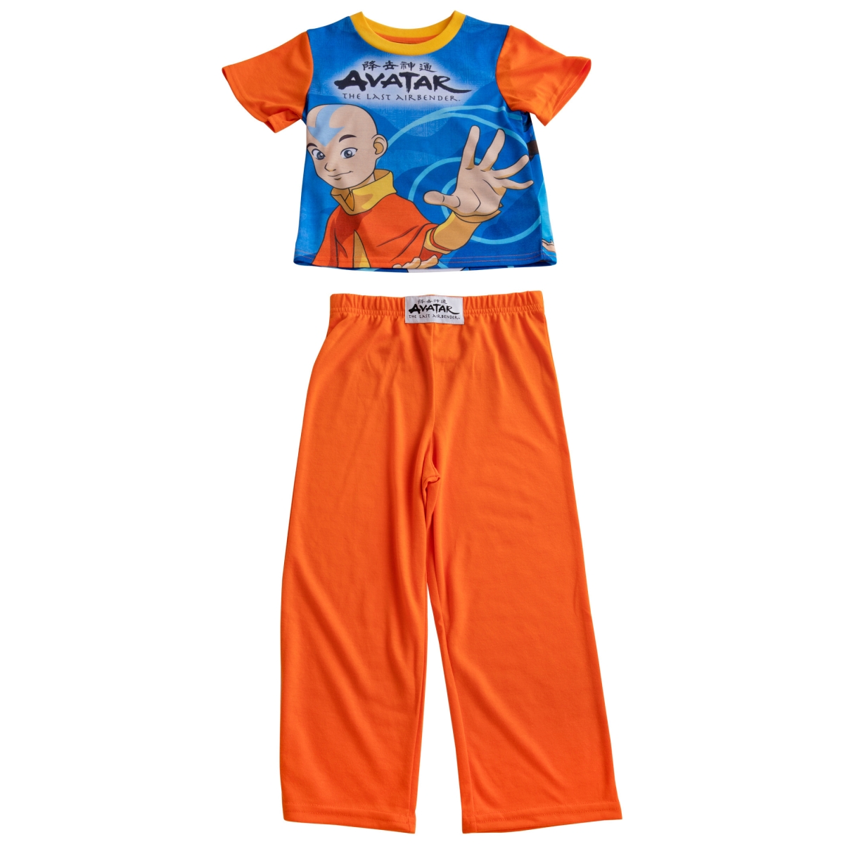 Picture of Avatar the Last Airbender 830415-size4 Avatar the Last Airbender Pajama Shirt & Pant Set - Size 4