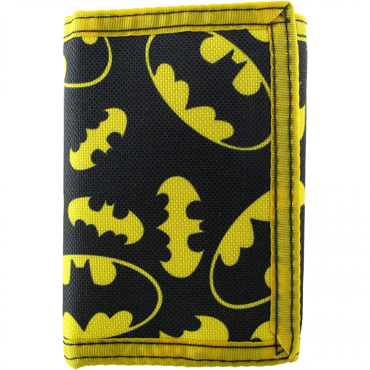 Picture of Batman 844494 DC Comics Batman AOP Cloth Hook & Eye Trifold Wallet