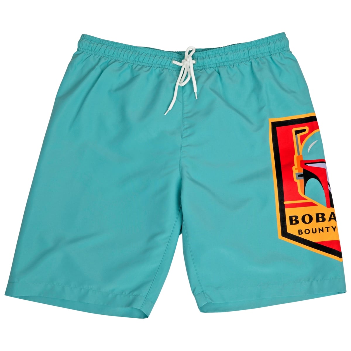831255-medium-32-34  Boba Fett Emblem Board Shorts - Medium 32-34