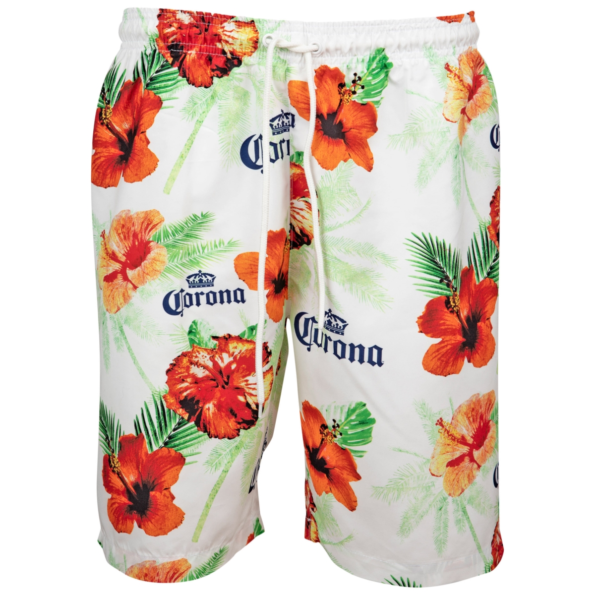 831316-medium-32-34  Floral Beach Board Shorts - Medium 32-34