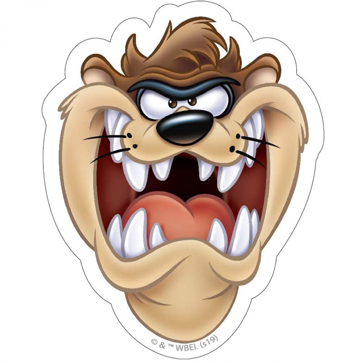 848518  Taz Growling Vinyl Car Emblem