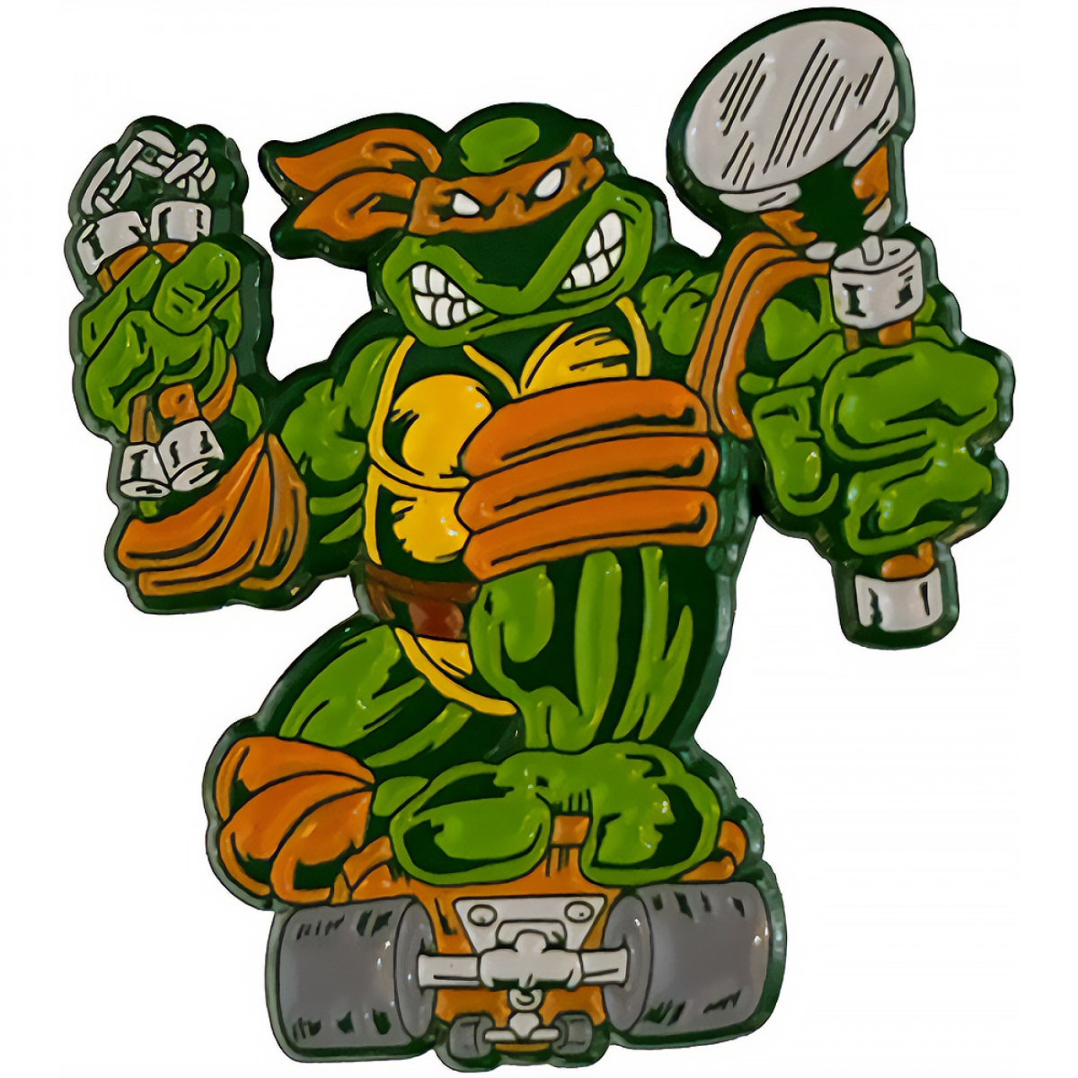 853561  Comic Era Michelangelo Enamel Pin