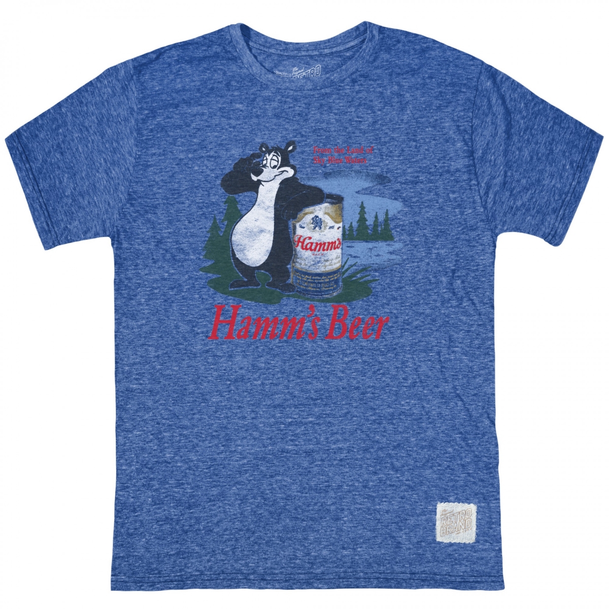 846318-large  Beer Classic Bear & Can Throwback Style T-Shirt - Large