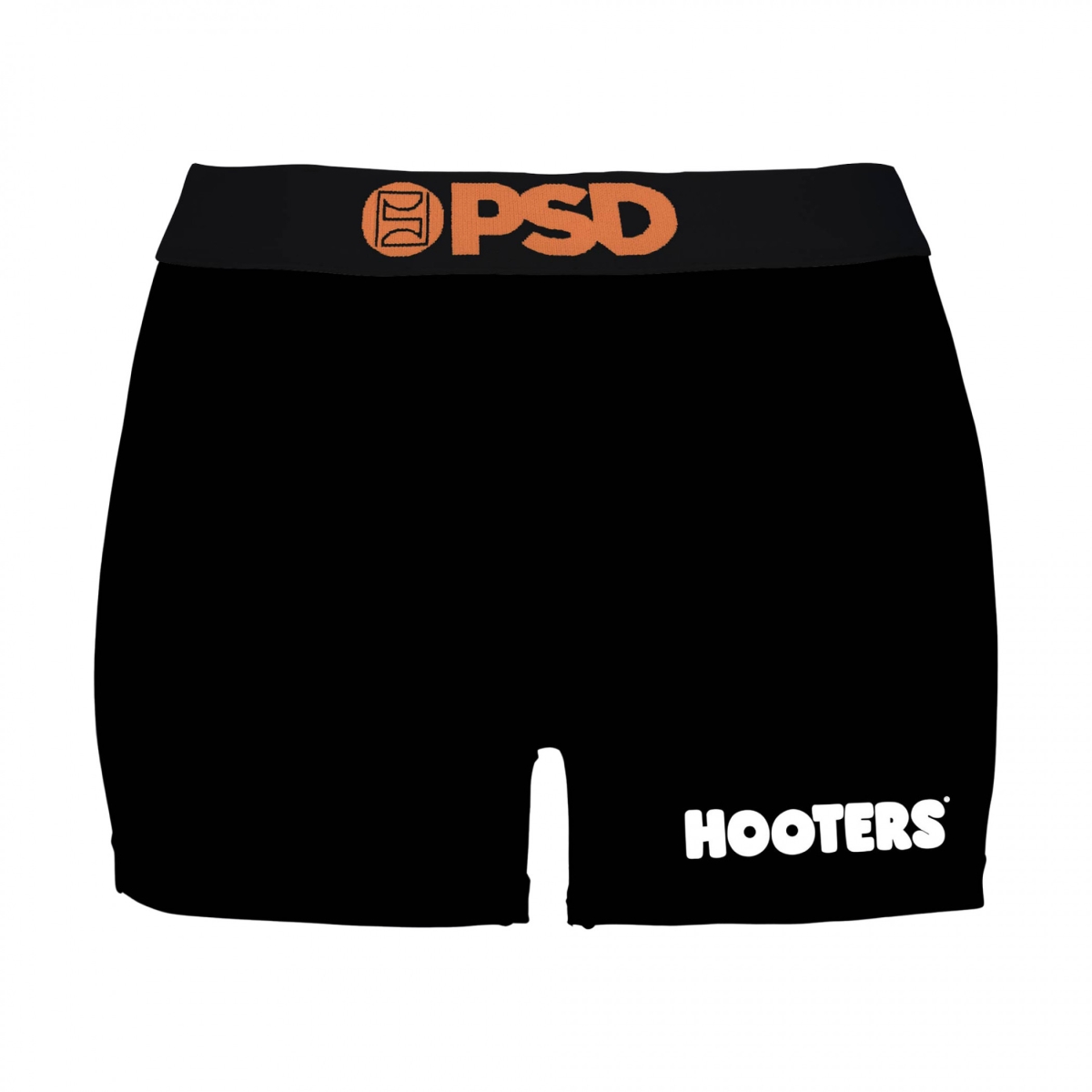 Picture of Hooters 844697-xsmall-24-26 Hooters Restaurant Uniform Black Microfiber Blend PSD Boy Shorts Underwear - Extra Small 24-26