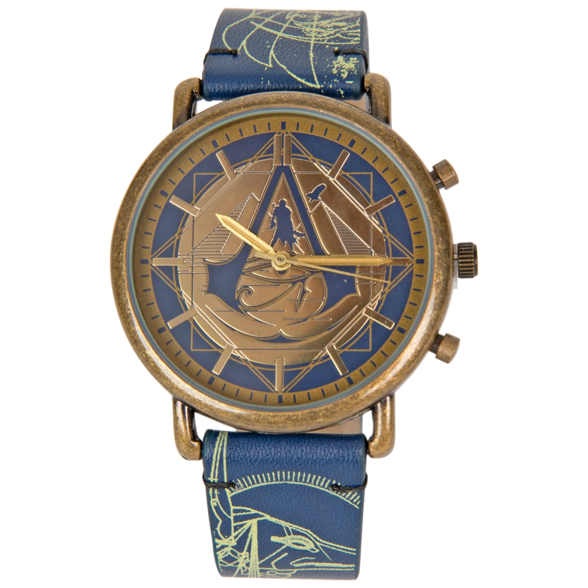 Picture of Assassins Creed 837952 Assassins Creed the Assassins Insignia Gold Face Wrist Watch
